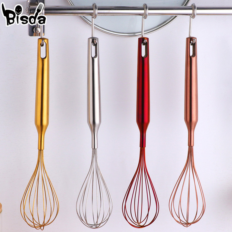 Kitchen Gadgets And Utensils - Stainless Steel Egg Stirrer Golden Flour