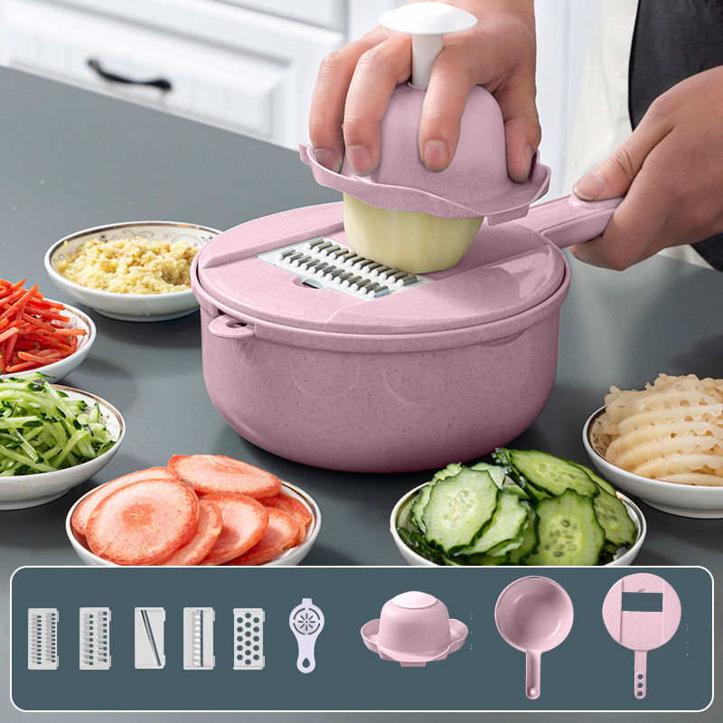 Mandoline Slicer - Vegetable Fruit Potato Mandolin Slicer Peeler