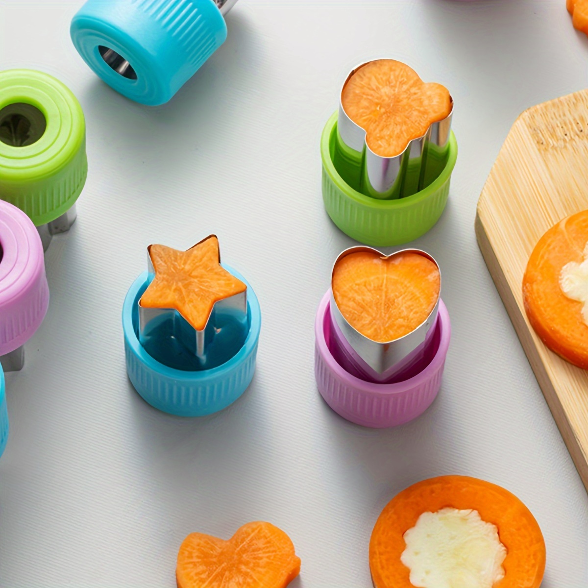 Kitchen Gadgets For Arthritic Hands - Star Heart Shape Vegetables Cutter Plastic