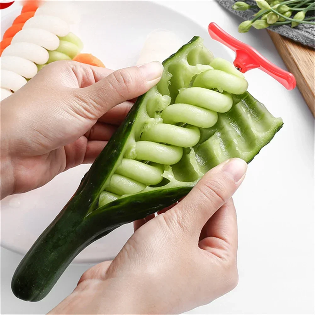 Mandoline Slicer - Potato Carrot Cucumber Spiral Vegetable Cutter