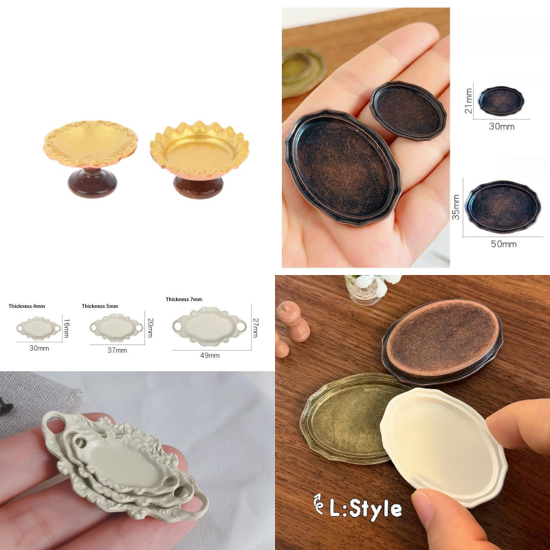 Kitchen Gadgets Wholesale - 1/12 Dollhouse Simulation Cake Pastry Tray