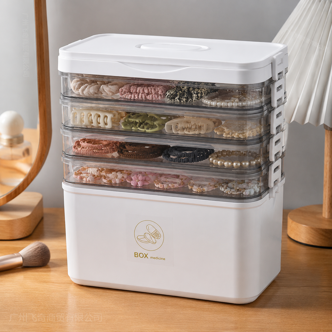 Kitchen Gadgets Set - YX Large-Capacity Multi-Tier Stackable Storage Box