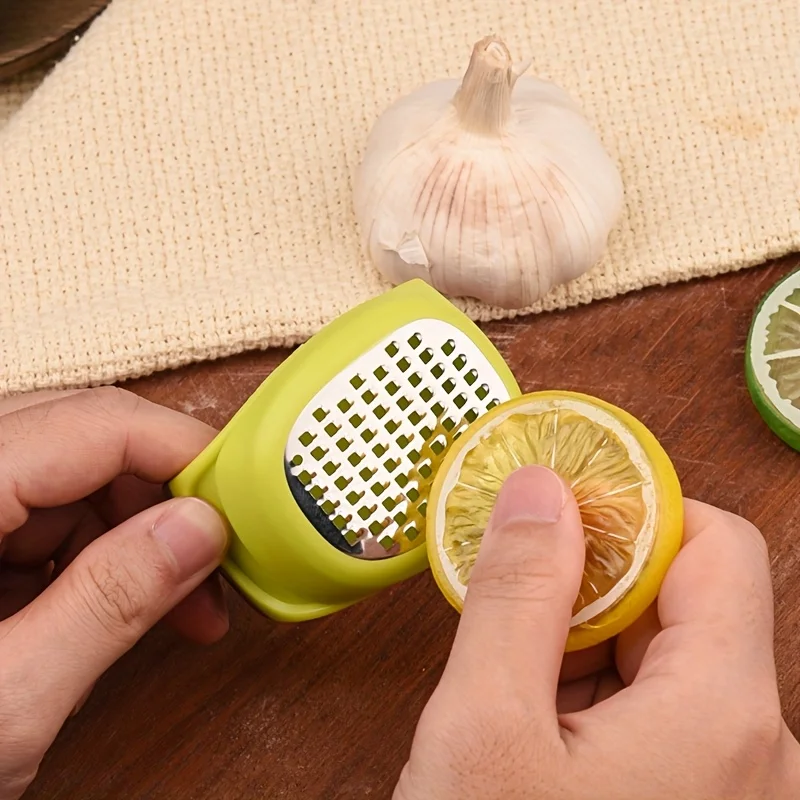 Cheese Grater Box - Stainless Steel 4-in-1 Manual Grater &