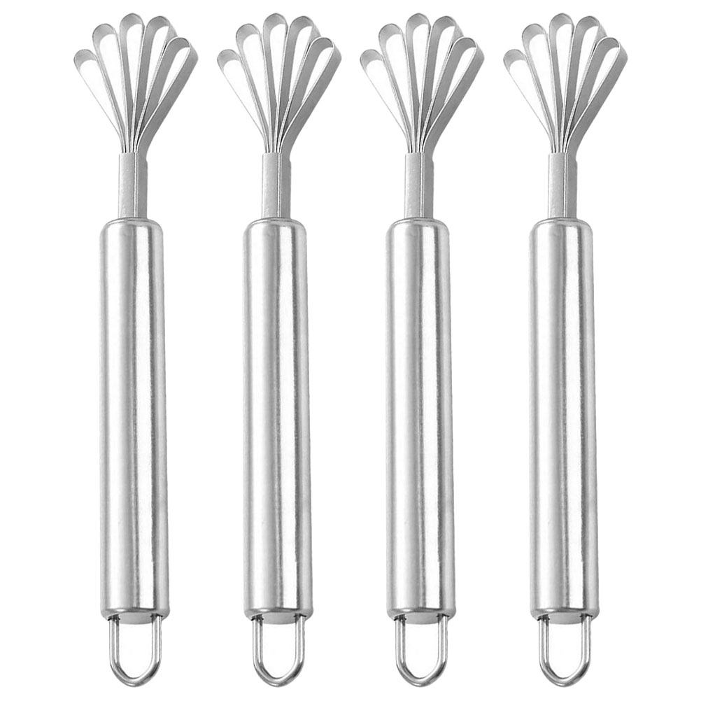 Kitchen Gadgets Kitchen - 4Pcs Stainless Steel Coconut Meat Scraper