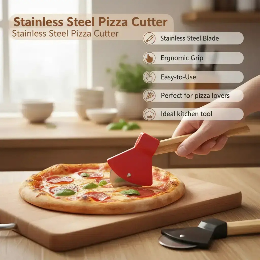 Kitchen Gadgets For Dad - Funny & Cool Axe Pizza Cutter