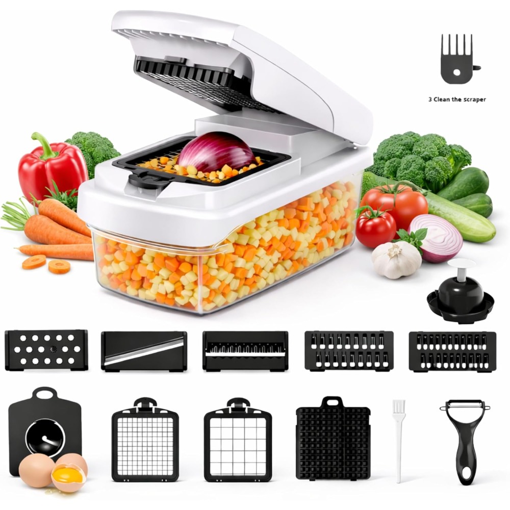 12-in-1 Vegetable Chopper with - огляд і ціна Mandoline Slicer