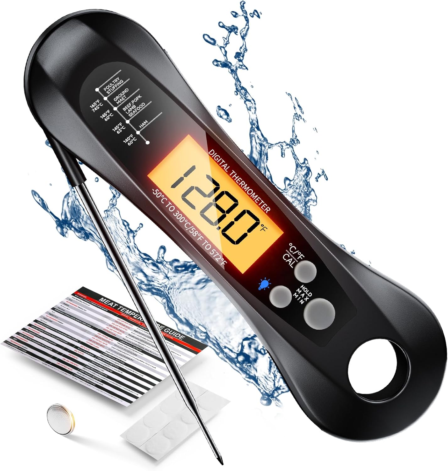 Digital Meat Thermometer Water - огляд і ціна Kitchen Gadgets For Arthritic Hands