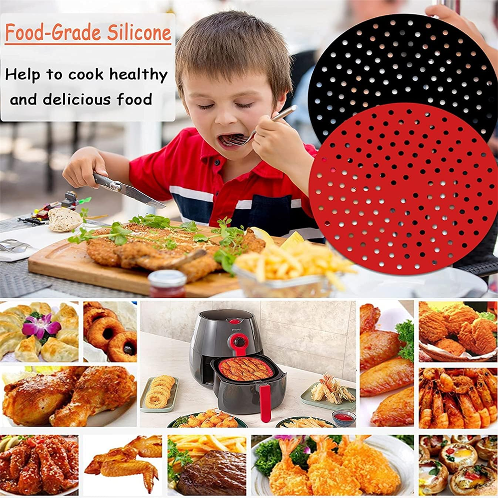 Reusable Air Fryer Pad, Silico - огляд і ціна Kitchen Home Gadgets