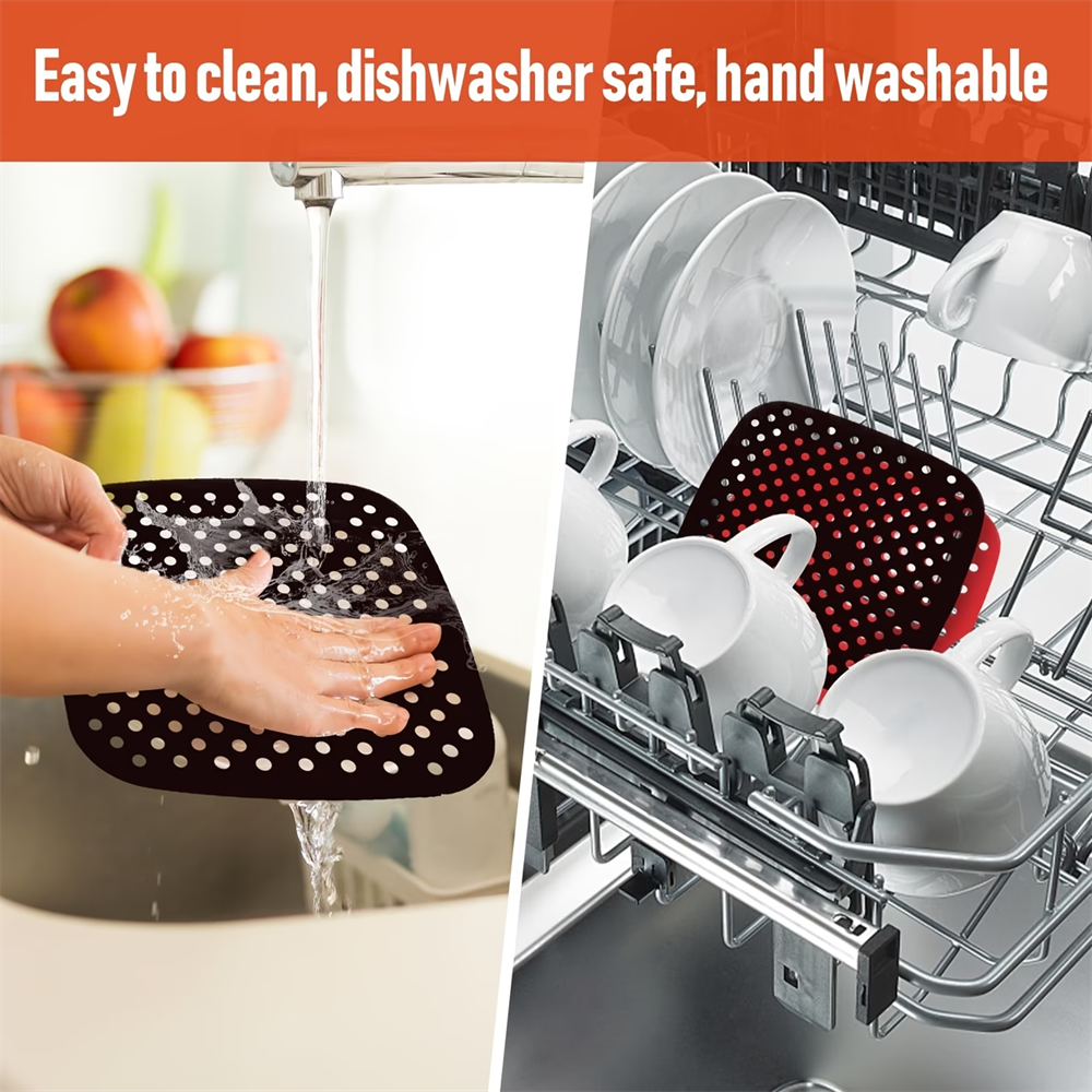 Reusable Air Fryer Pad, Silico - огляд і ціна Kitchen Home Gadgets