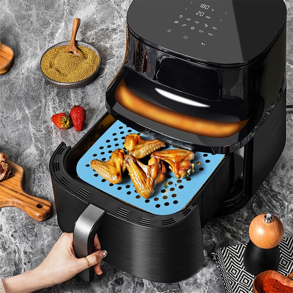 Reusable Air Fryer Pad, Silico - огляд і ціна Kitchen Home Gadgets