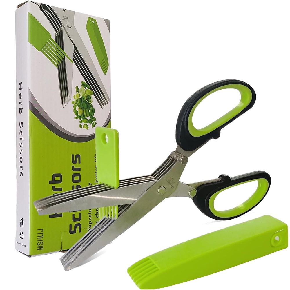Multilayer Scissors Kitchen Sc - огляд і ціна Herb Scissors 5 Blade