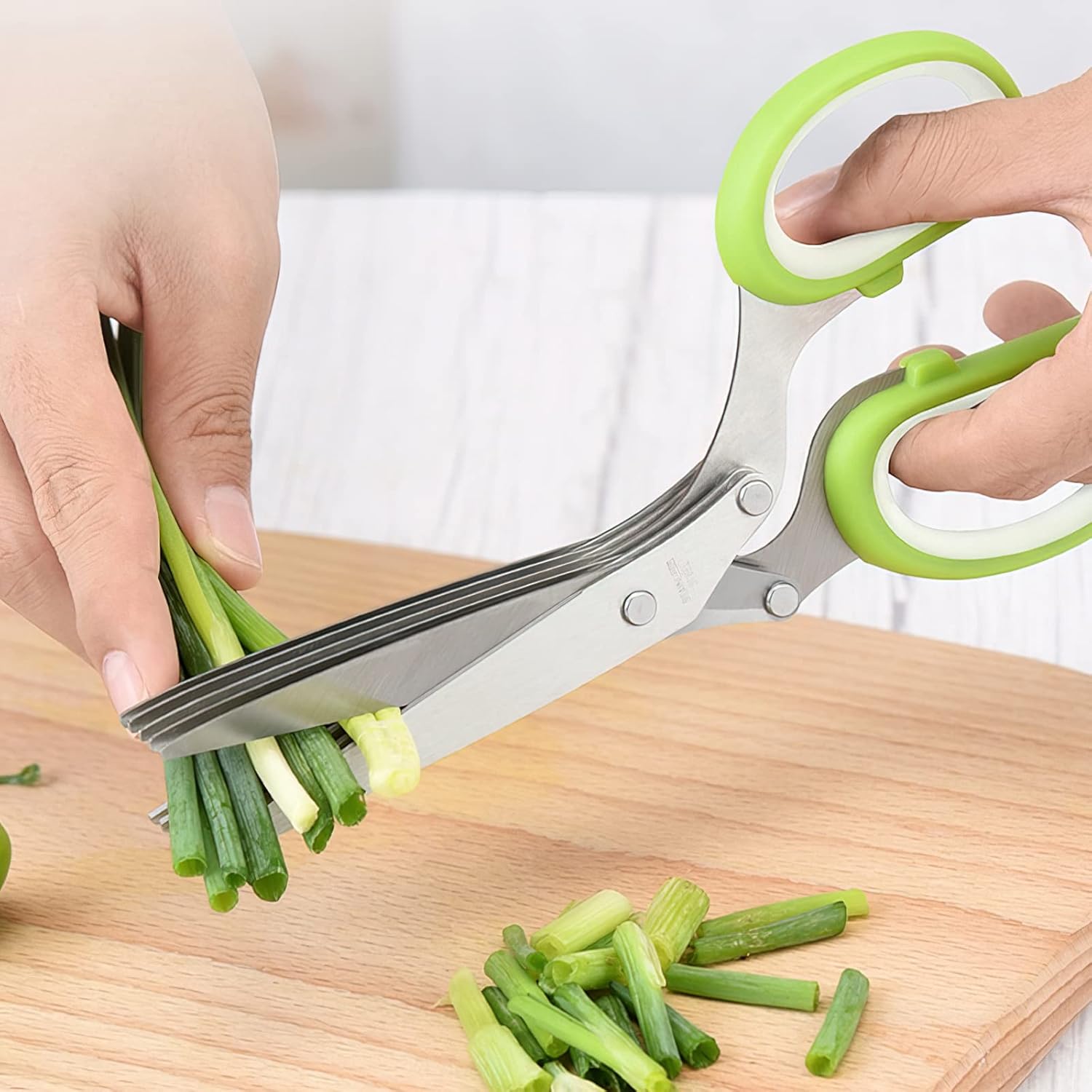 5-Blade Herb Scissors with Saf - огляд і ціна Herb Scissors 5 Blade