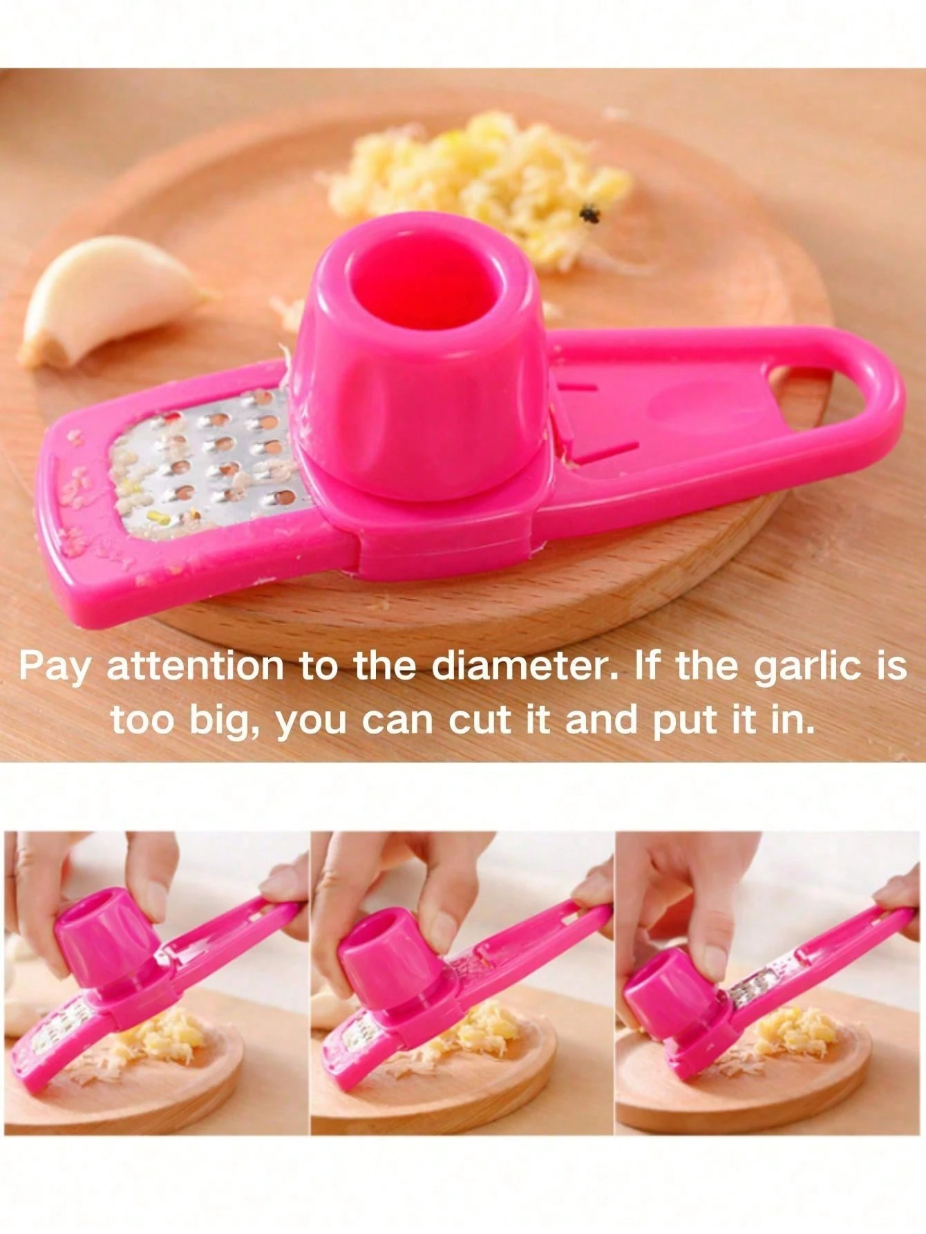 1/2pc Mini Garlic Grinder Crea - огляд і ціна Kitchen Gadgets Green
