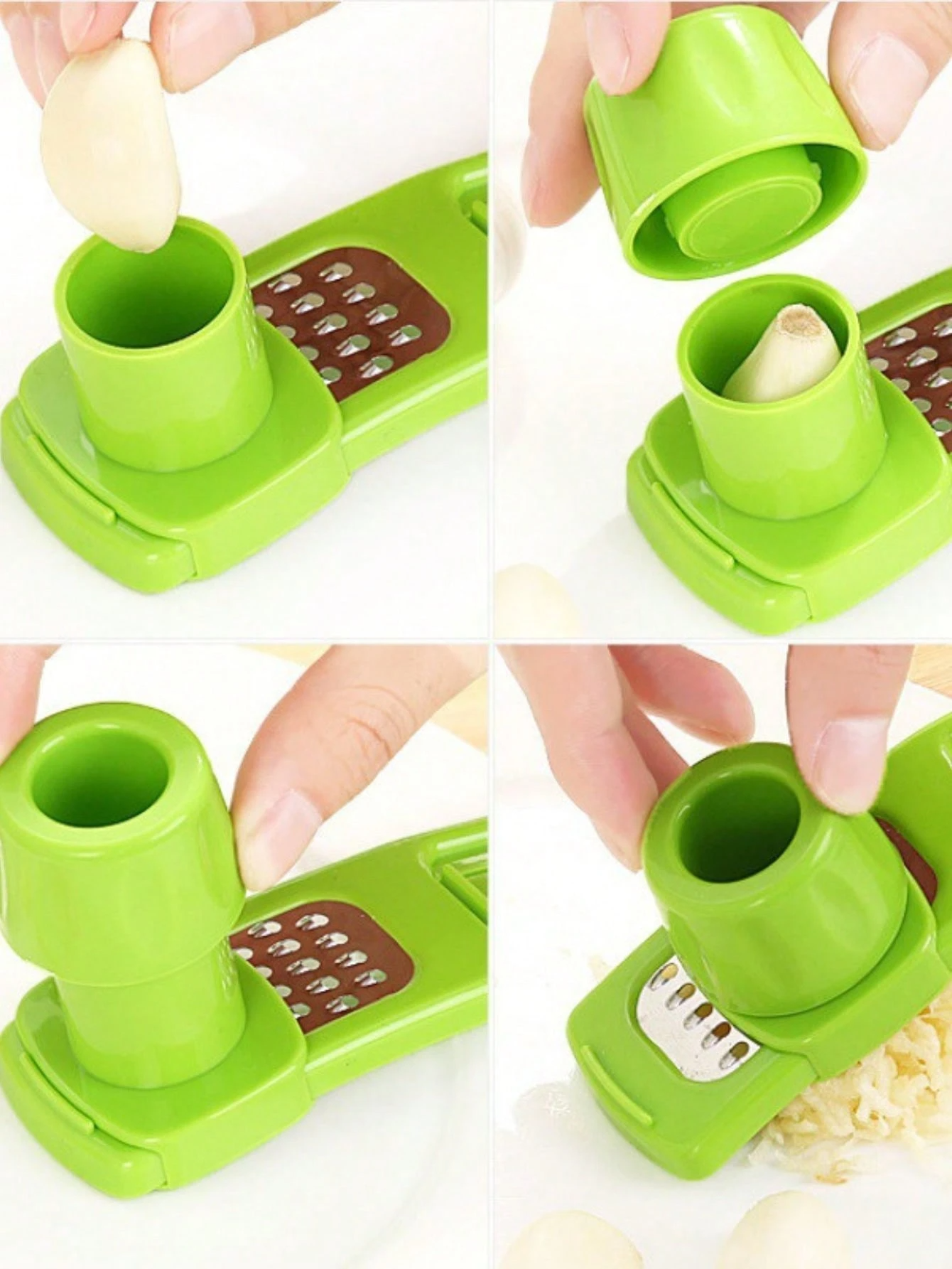 1/2pc Mini Garlic Grinder Crea - огляд і ціна Kitchen Gadgets Green