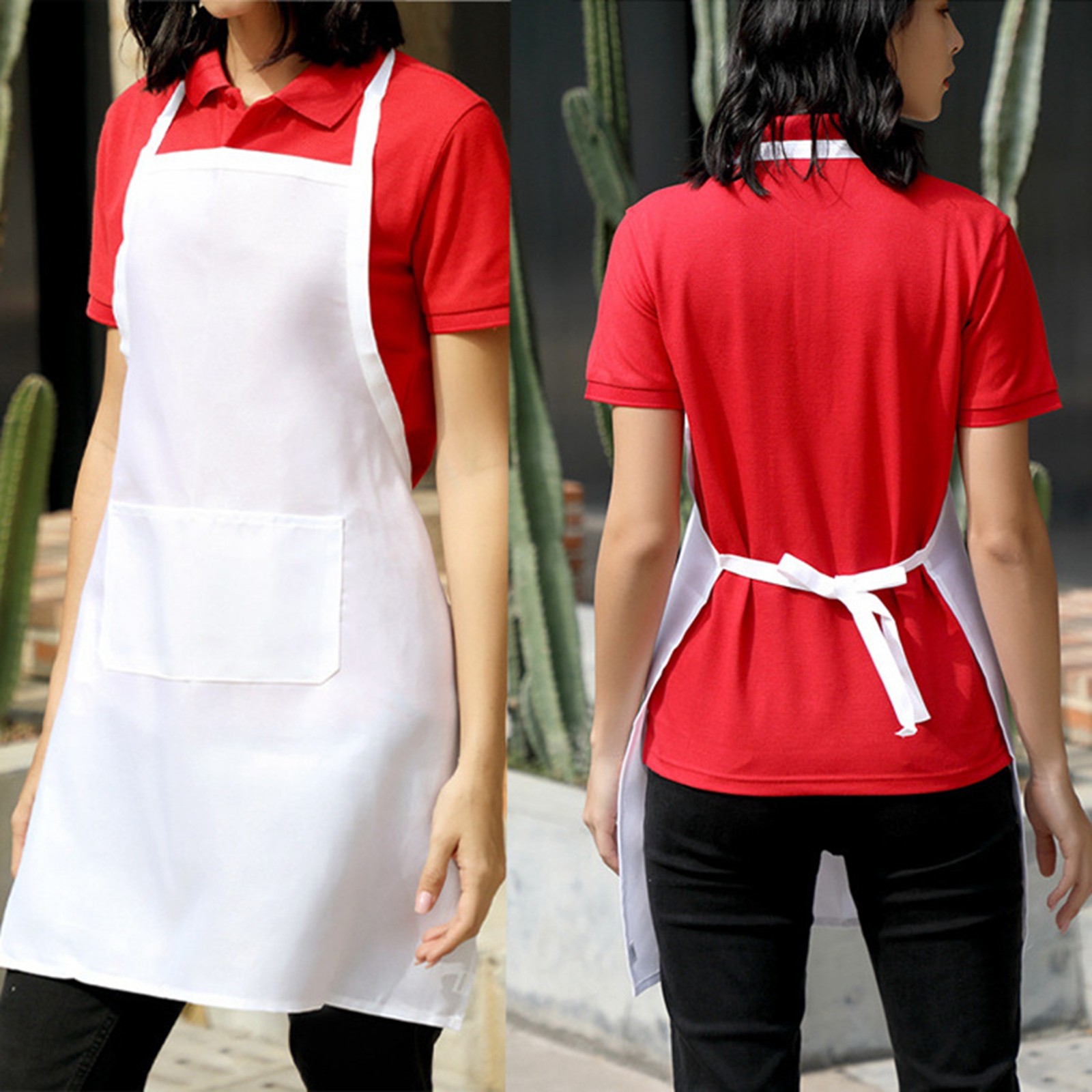 1/3pcs White Kitchen Aprons fo - огляд і ціна Kitchen Gadgets For Women