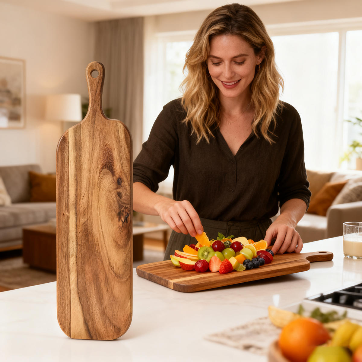 Wood Kitchen Cutting Board Boa - огляд і ціна Kitchen Gadgets On Sale