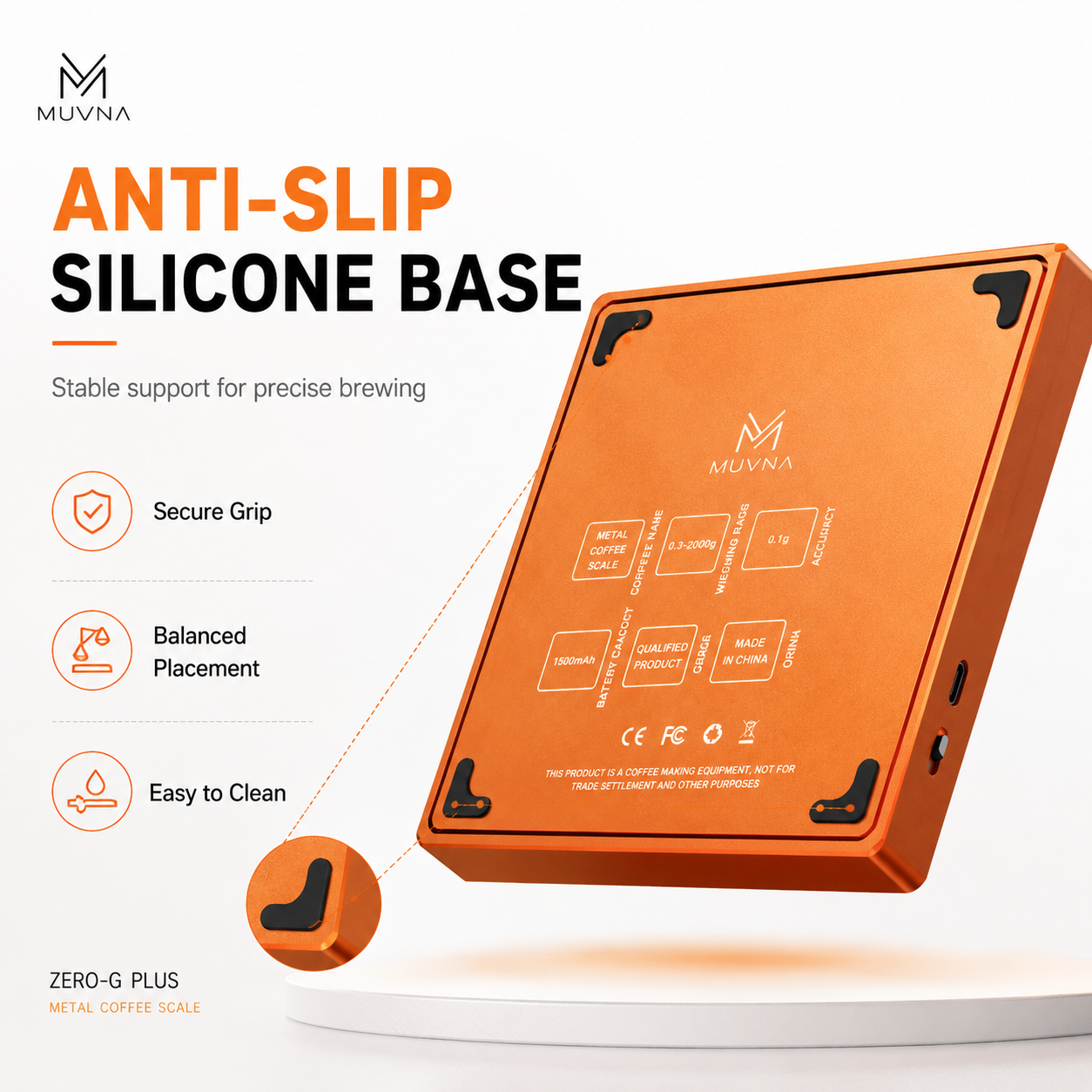 MUVNA Coffee Scale Espresso Sc - огляд і ціна Digital Kitchen Scale