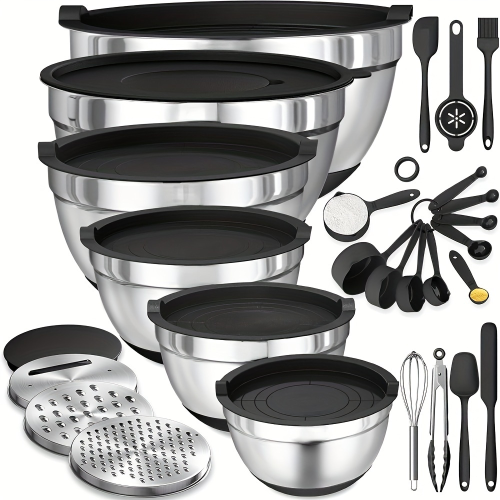 17pcs, Stainless Steel Mixing  - огляд і ціна Kitchen Gadgets Set