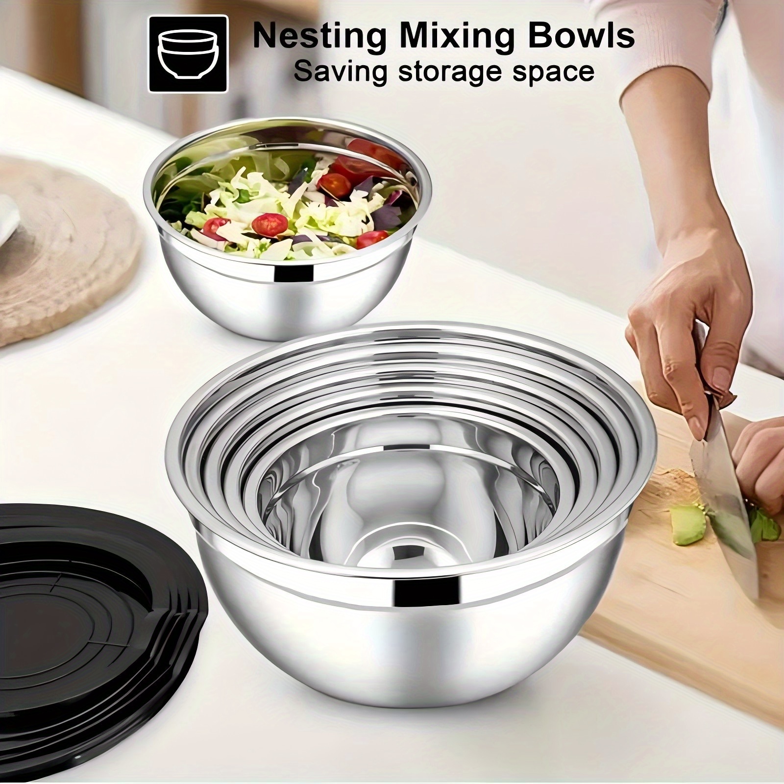 17pcs, Stainless Steel Mixing  - огляд і ціна Kitchen Gadgets Set