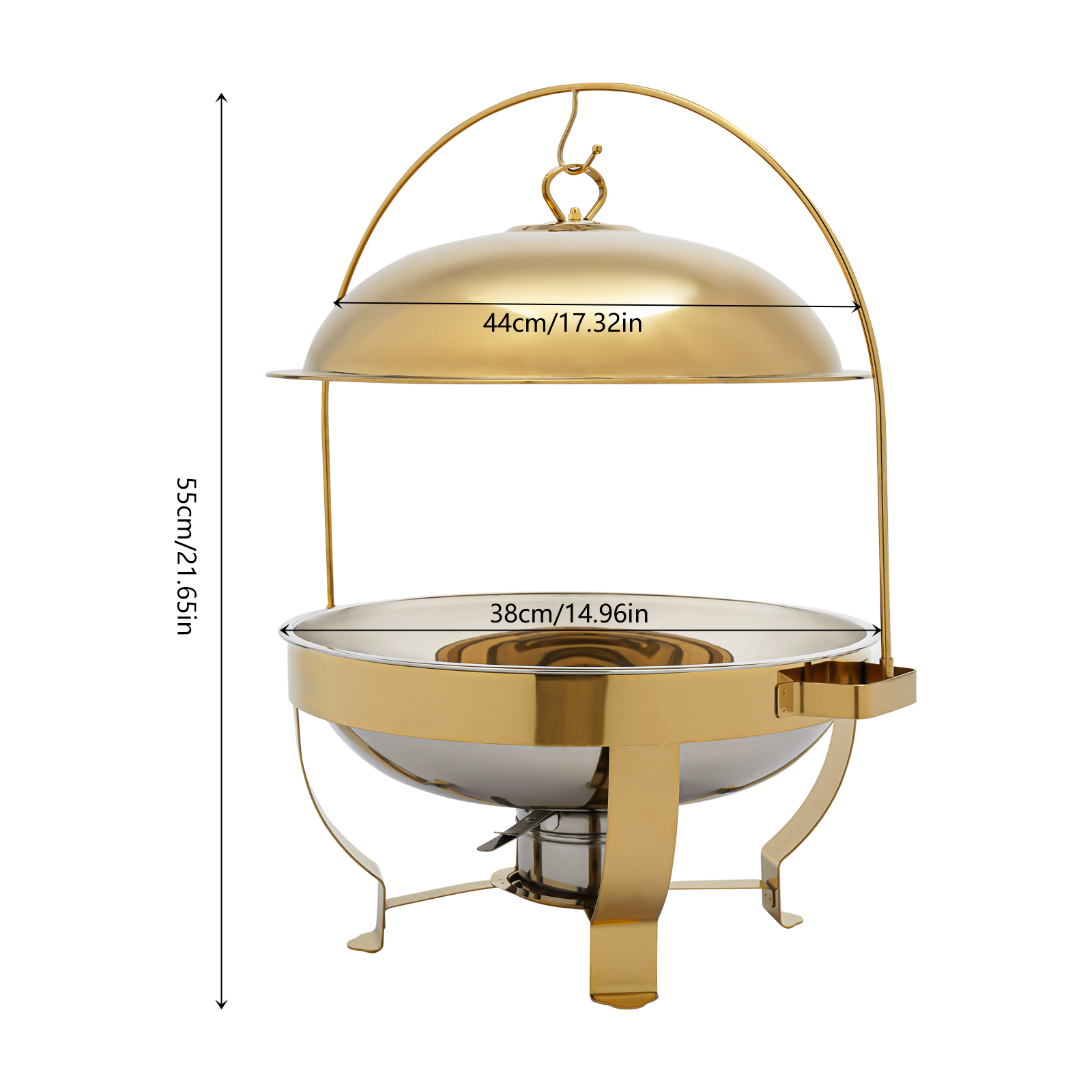 8L Gold Chafing Dish Buffet Se - огляд і ціна Kitchen Gadgets Set