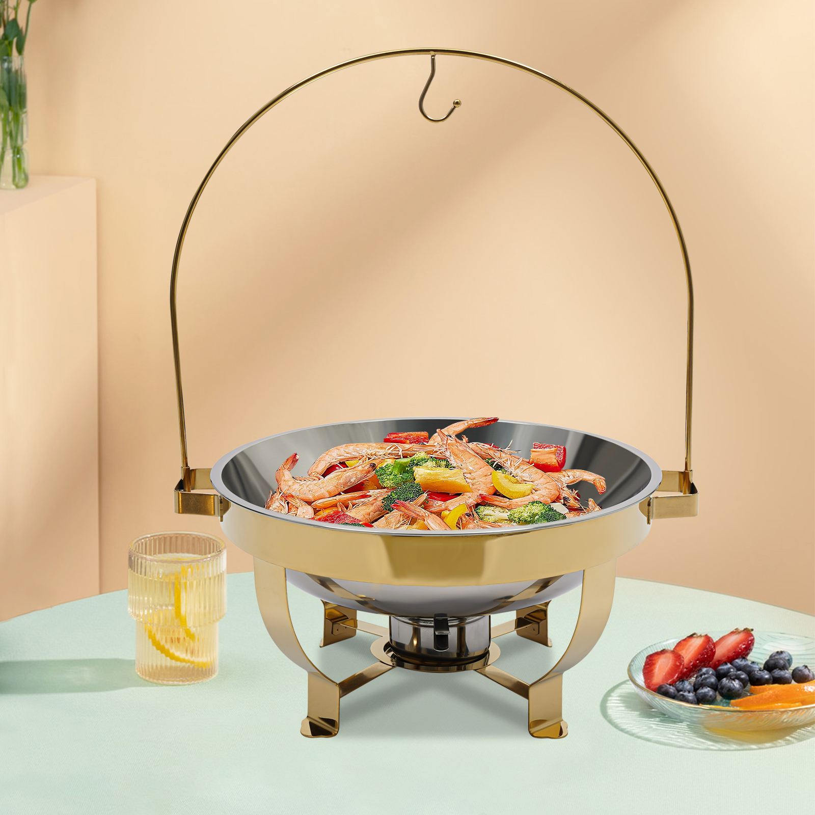 8L Gold Chafing Dish Buffet Se - огляд і ціна Kitchen Gadgets Set