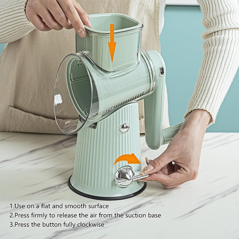 5 in 1 Rotary Cheese Grater wi - огляд і ціна Mandoline Slicer