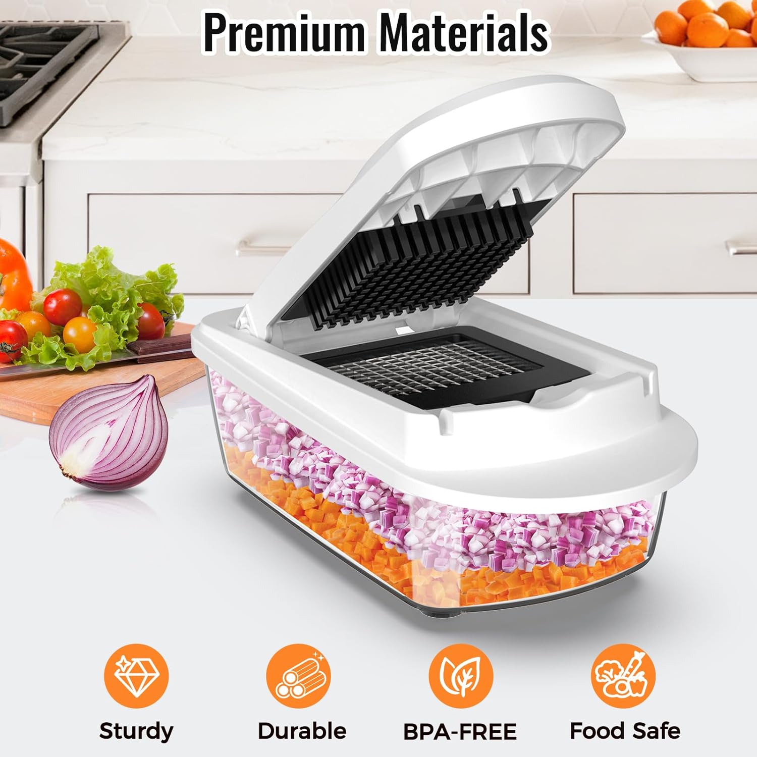8 Blade All-in-1 Vegetable Cho - огляд і ціна Mandoline Slicer