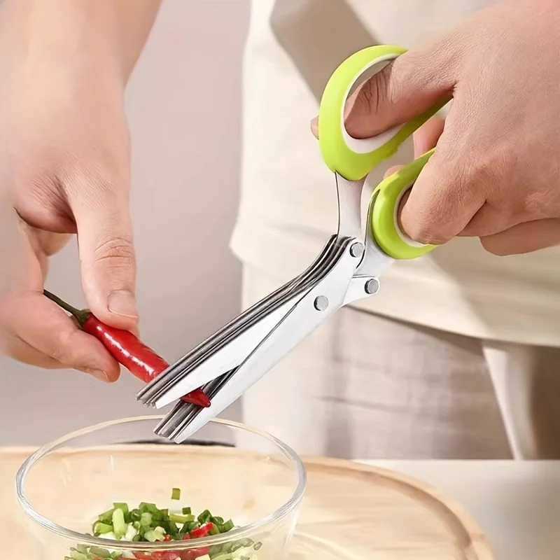 1 herb scissors with 5 blades, - огляд і ціна Herb Scissors 5 Blade