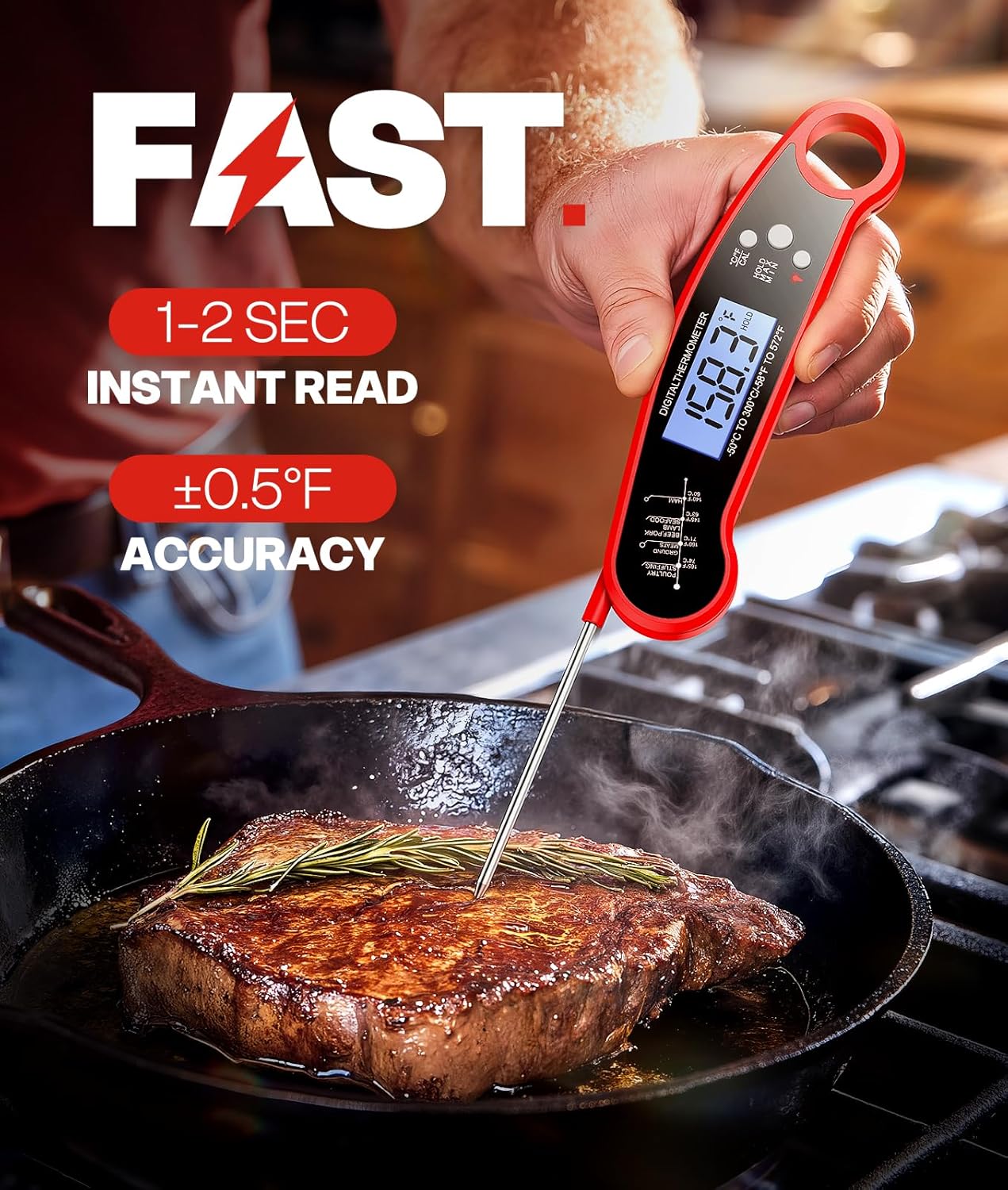 Meat Thermometer Digital – Ins - огляд і ціна Kitchen Gadgets For Dad