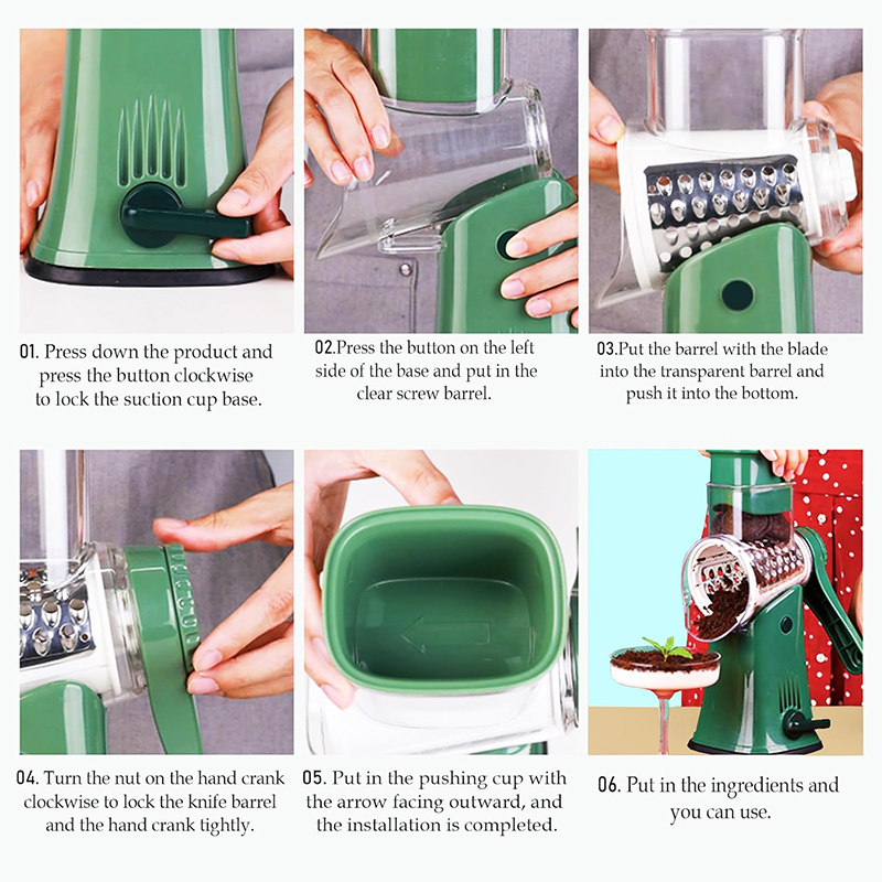 LMETJMA 5 in 1 Rotary Cheese G - огляд і ціна Cheese Grater Box