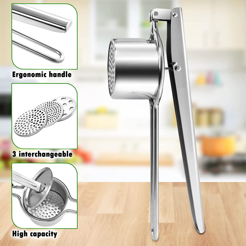 LMETJMA Stainless Steel Potato - огляд і ціна Potato Masher Ricer