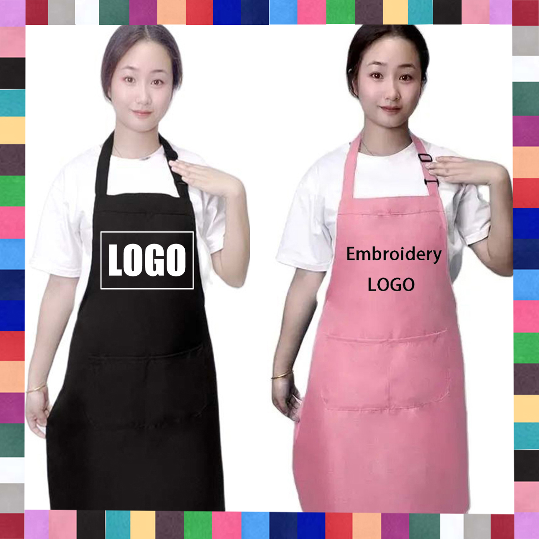 18 Colors Custom LOGO Aprons F - огляд і ціна Kitchen Gadgets For Women