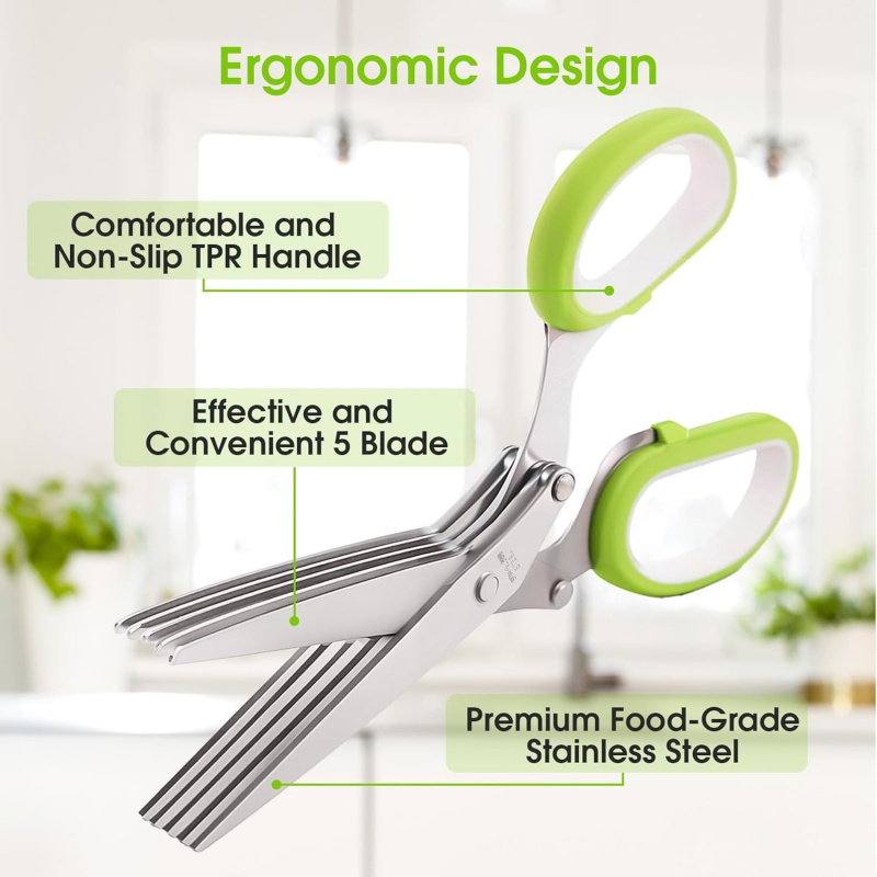 Herb Scissors Kitchen Shears w - огляд і ціна Herb Scissors 5 Blade