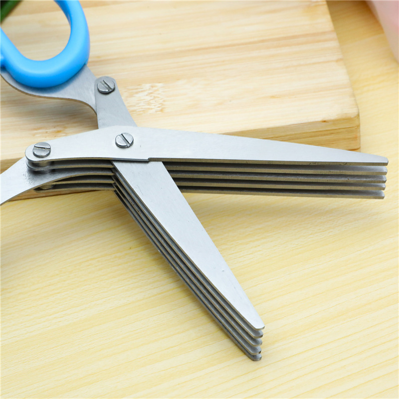 Multifunctional Steel 5 Layers - огляд і ціна Herb Scissors 5 Blade