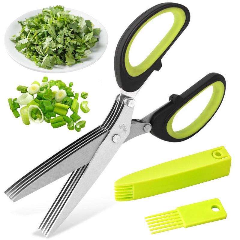 Multi Layer Scissor Kitchen Sh - огляд і ціна Herb Scissors 5 Blade