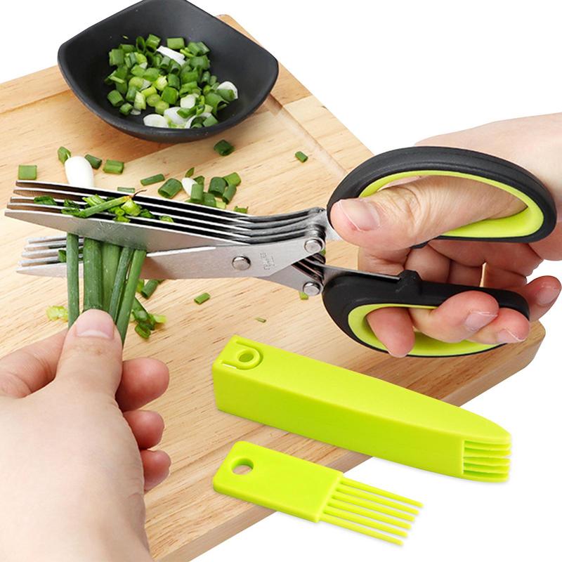 Multi Layer Scissor Kitchen Sh - огляд і ціна Herb Scissors 5 Blade