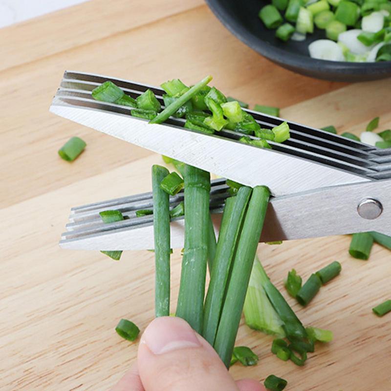 Multi Layer Scissor Kitchen Sh - огляд і ціна Herb Scissors 5 Blade