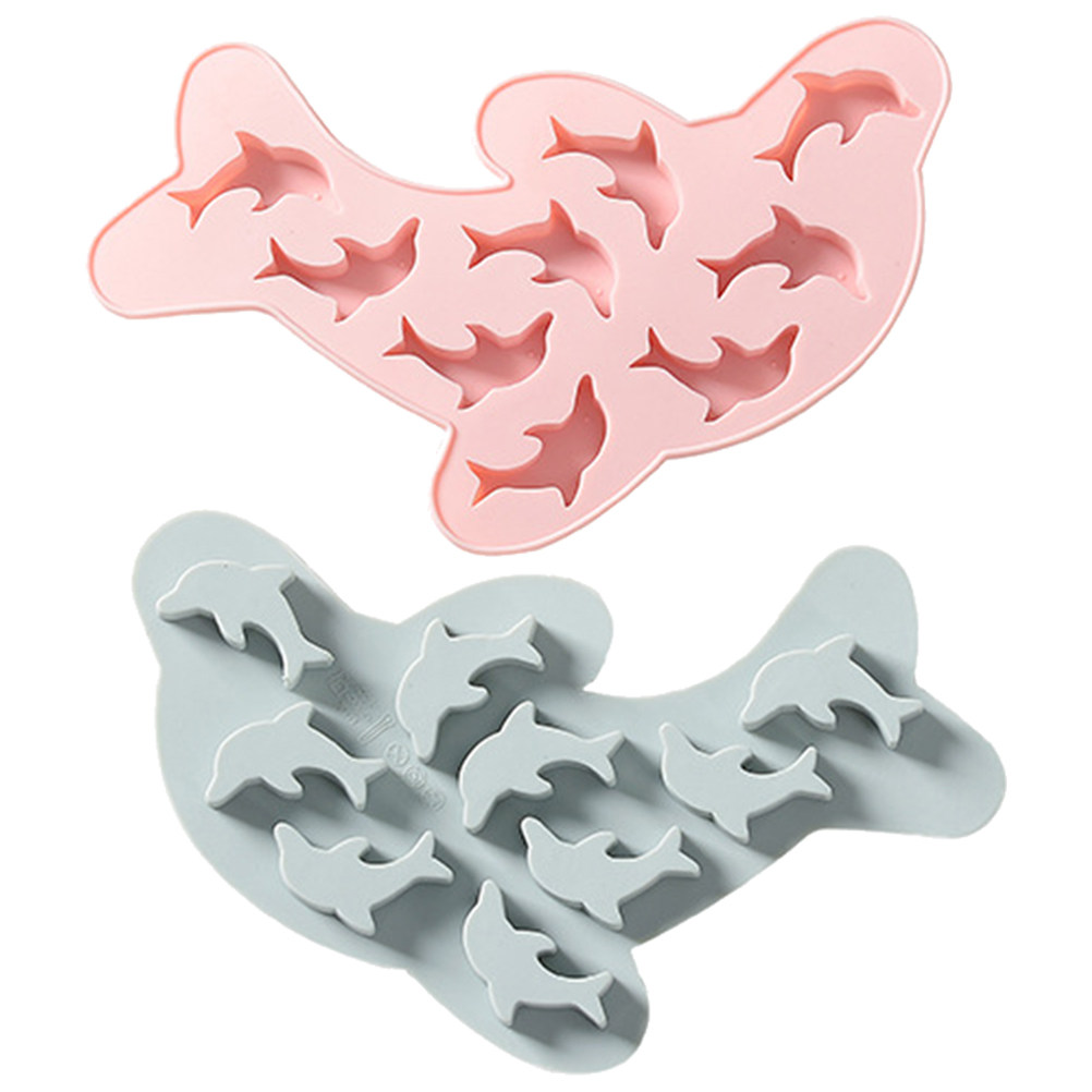 2Pcs Dolphin Chocolate Mold Si - огляд і ціна Kitchen Home Gadgets
