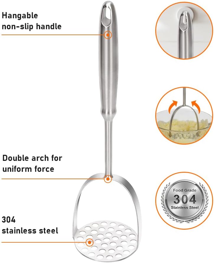 Heavy Duty Stainless Steel Pot - огляд і ціна Potato Masher Ricer