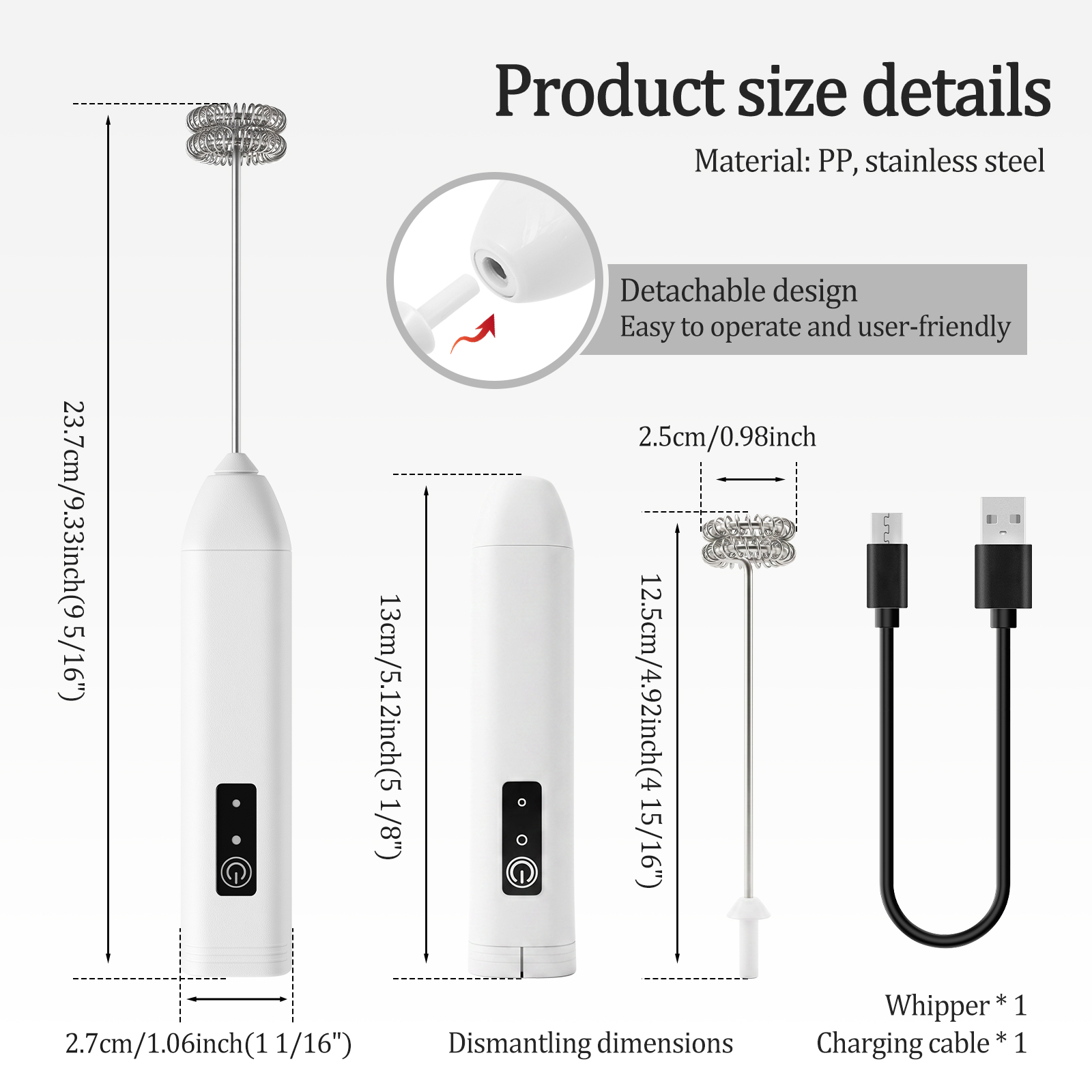 Wireless Milk Frother Portable - огляд і ціна Milk Frother