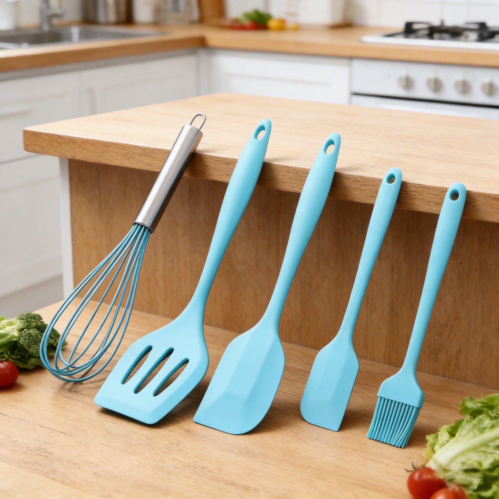 Silicone Cooking Utensils Set, - огляд і ціна Kitchen Gadgets Set
