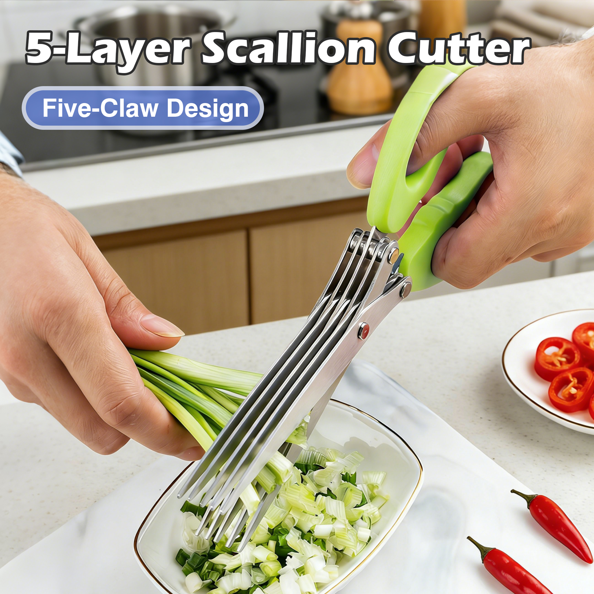 Herb Scissors with 5 Blades &  - огляд і ціна Herb Scissors 5 Blade