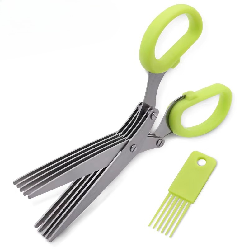 Multifunction Stainless Steel  - огляд і ціна Herb Scissors 5 Blade