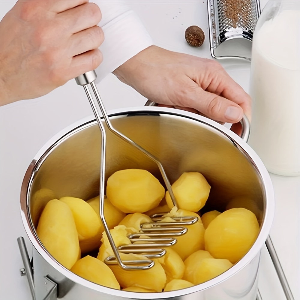 1pc Stainless Steel Wave Potat - огляд і ціна Potato Masher Ricer