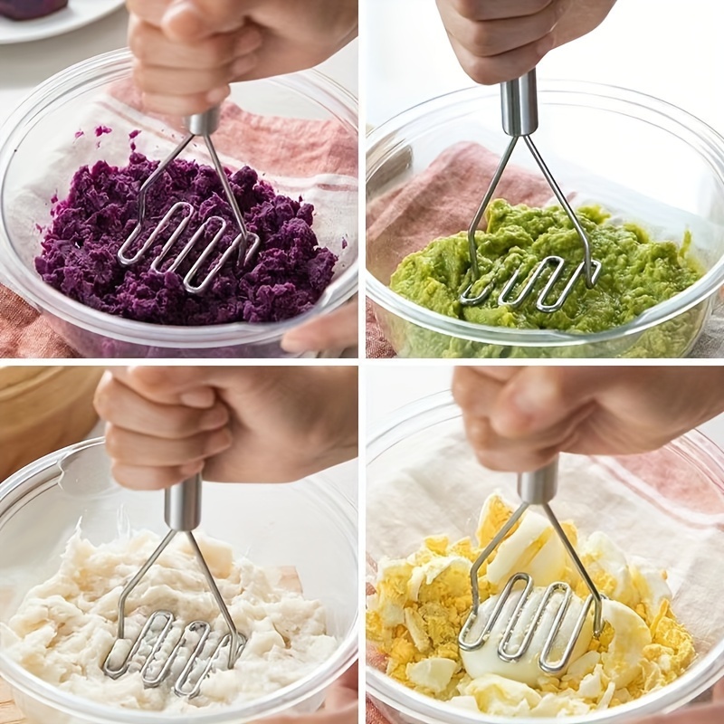 1pc Stainless Steel Wave Potat - огляд і ціна Potato Masher Ricer