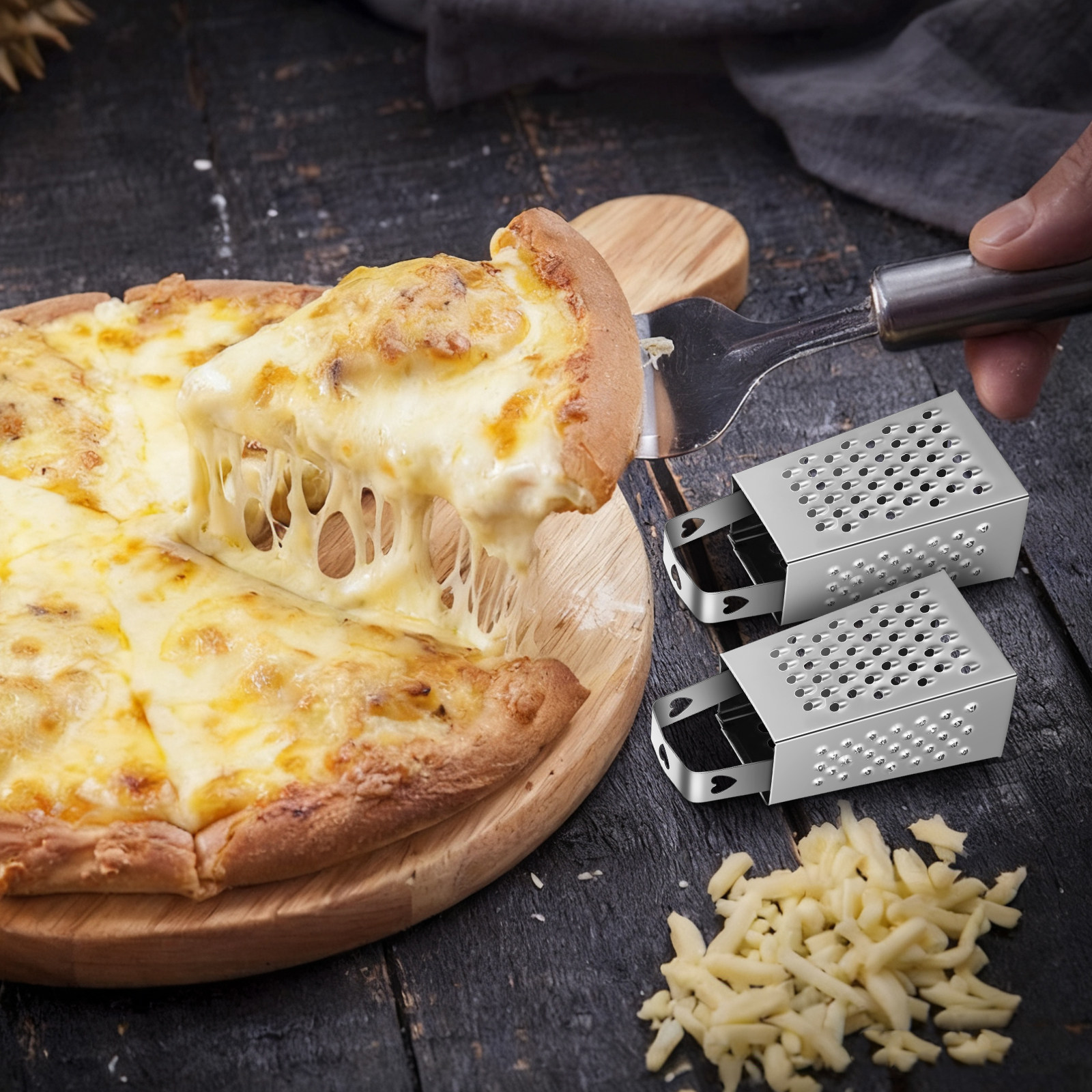 6Pcs Mini Stainless Steel Chee - огляд і ціна Cheese Grater Box