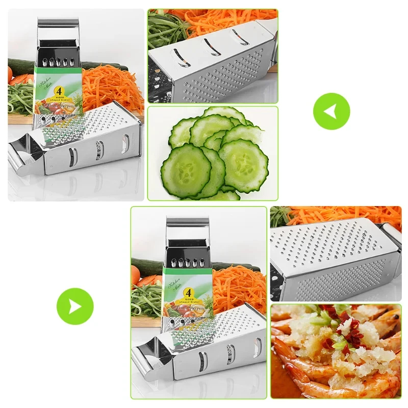 Stainless Steel 4 Sided Blades - огляд і ціна Cheese Grater Box