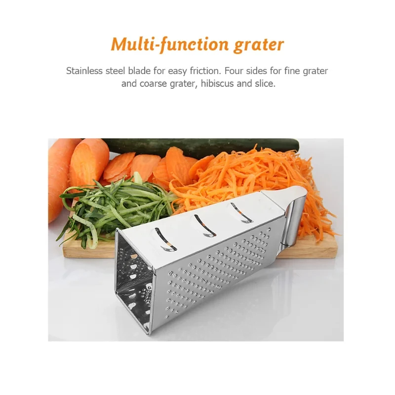 Stainless Steel 4 Sided Blades - огляд і ціна Cheese Grater Box