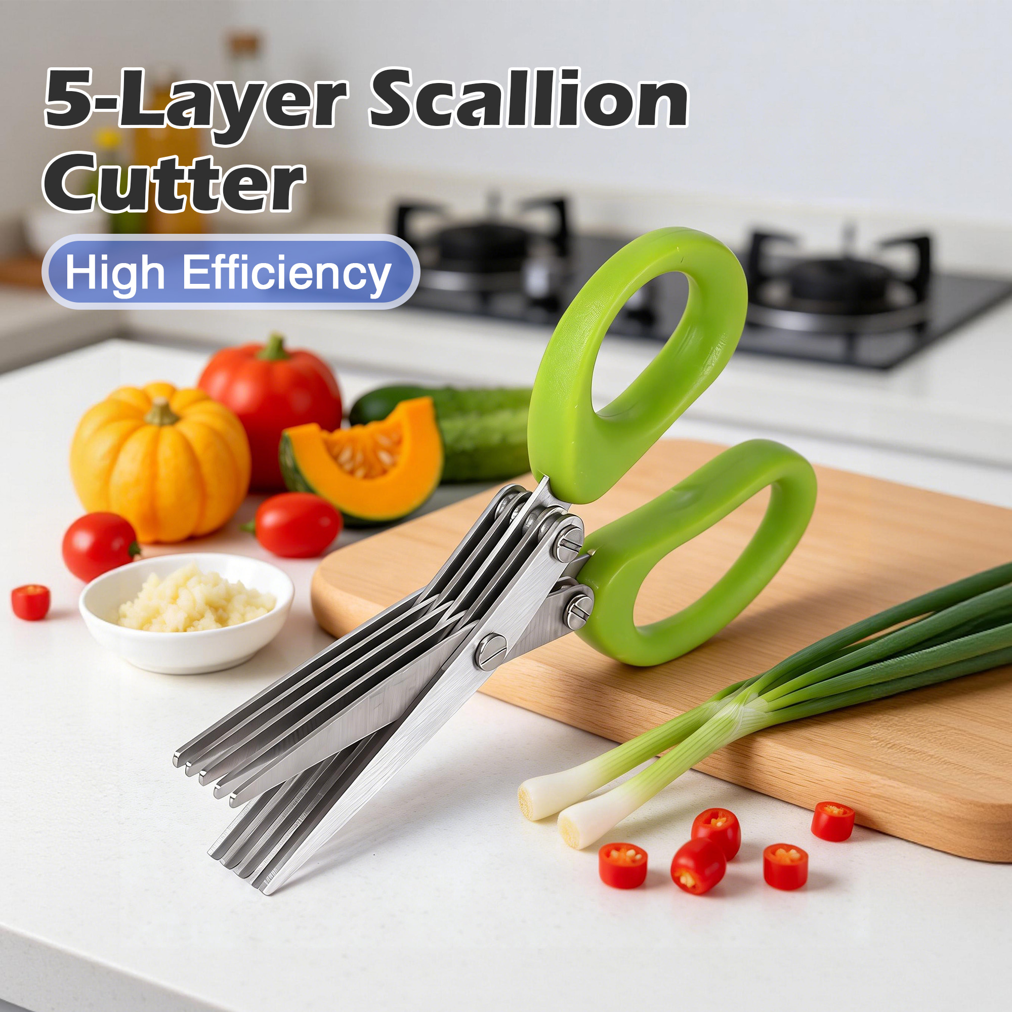 5 Blade Herb Scissors - Cut &  - огляд і ціна Kitchen Gadgets Set