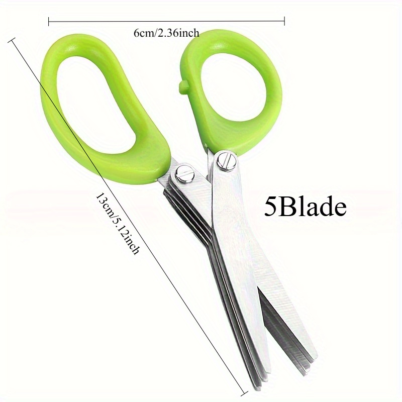 3/5 Blade Stainless Steel Kitc - огляд і ціна Herb Scissors 5 Blade